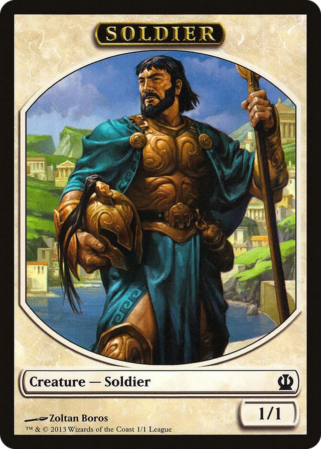 0001 Soldier Token (Theros) T League Promos