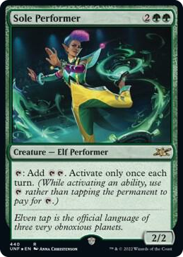 0440 Sole Performer (Galaxy Foil) R Unfinity