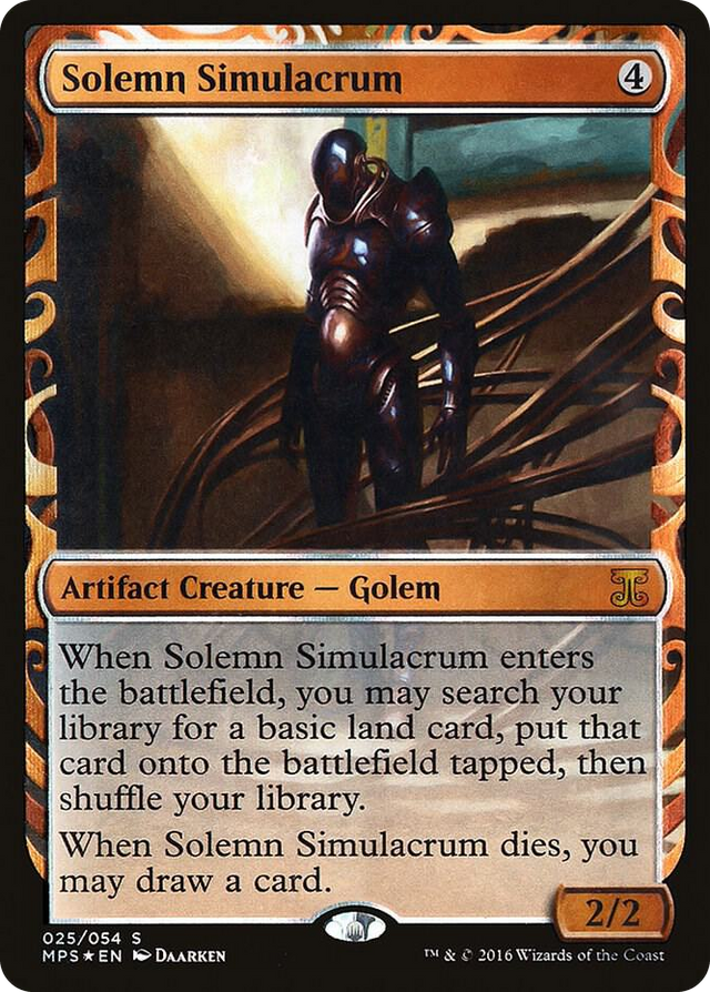 0025 Solemn Simulacrum M Masterpiece Series: Kaladesh Inventions