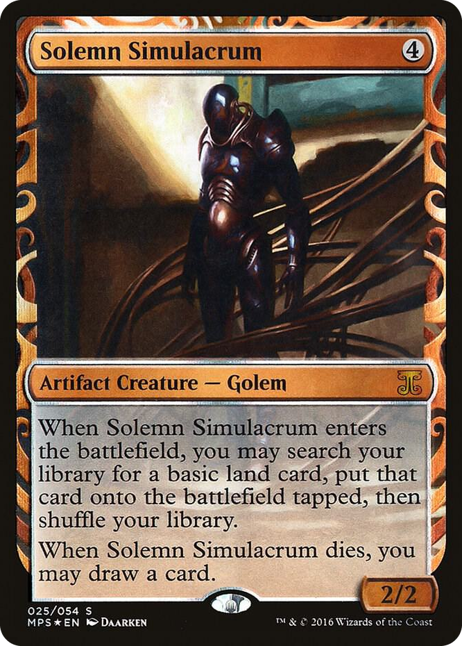 Solemn Simulacrum #25 M - Masterpiece Series: Kaladesh Inventions Pokemon card