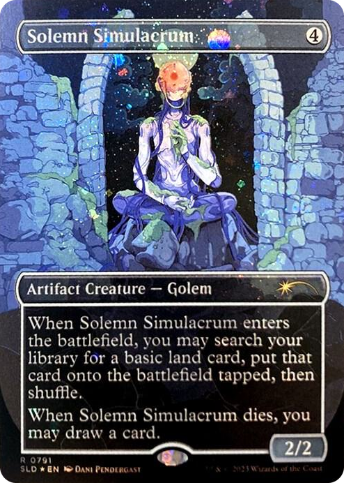 Solemn Simulacrum (0791) (Galaxy Foil) #791 R - Secret Lair Drop Series Pokemon card