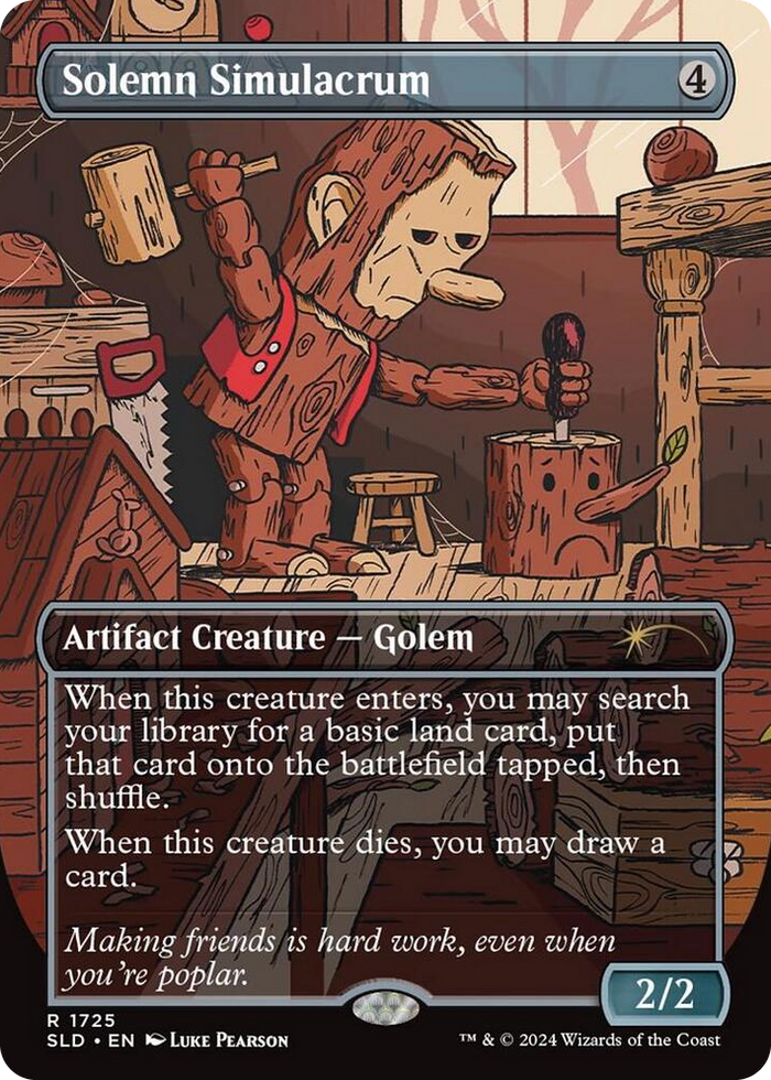 Solemn Simulacrum (1725) #1725 R - Secret Lair Drop Series Pokemon card