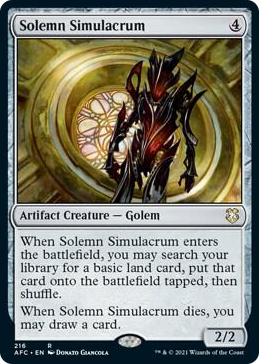 0216 Solemn Simulacrum R Commander: Adventures in the Forgotten Realms
