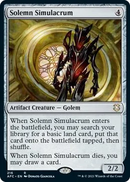 0216 Solemn Simulacrum R Commander: Adventures in the Forgotten Realms