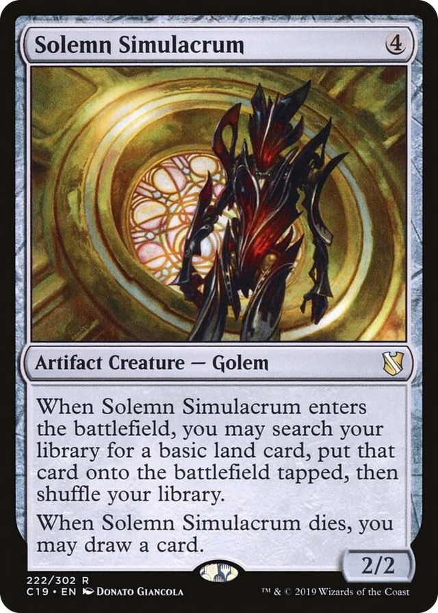 0222 Solemn Simulacrum R Commander 2019
