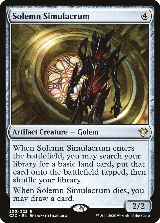 0253 Solemn Simulacrum R Commander 2020