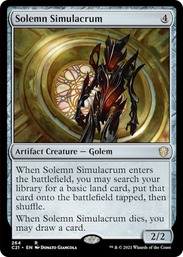 0264 Solemn Simulacrum R Commander 2021
