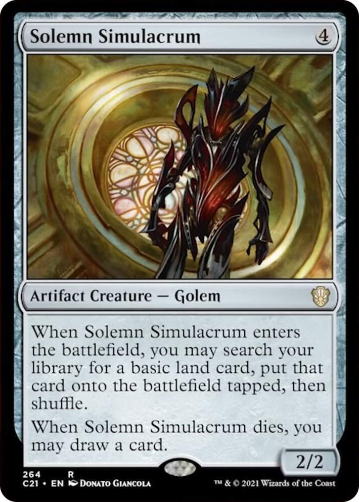 0264 Solemn Simulacrum R Commander 2021