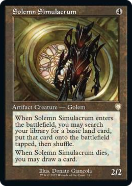 0161 Solemn Simulacrum (Retro Frame) R Commander: The Brothers' War