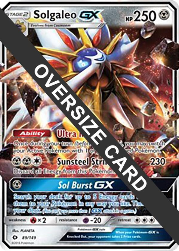 0089 Solgaleo GX Promo Jumbo Cards