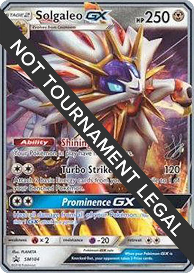 SM104 Solgaleo GX - 2019 (Henry Brand) Promo World Championship Decks