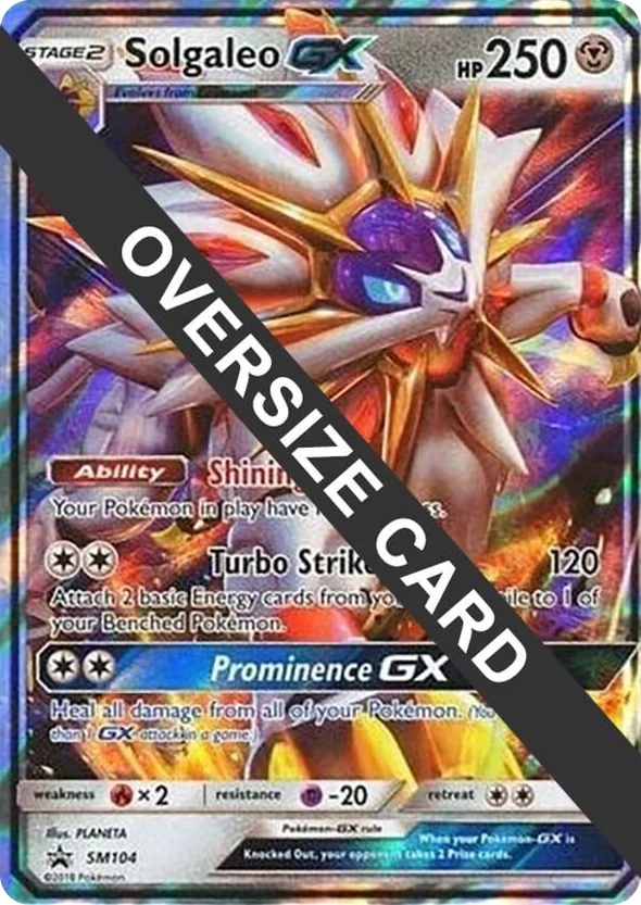 SM104 Solgaleo GX - SM104 Promo Jumbo Cards