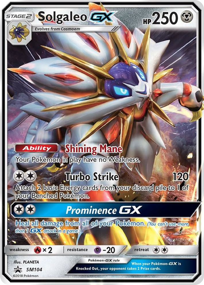 SM104 Solgaleo GX - SM104 Promo SM Promos