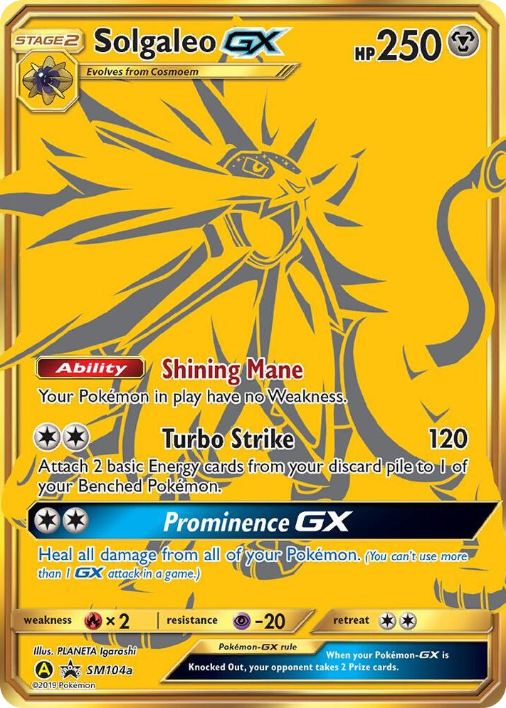 SM104 Solgaleo GX - SM104a Promo SM Promos