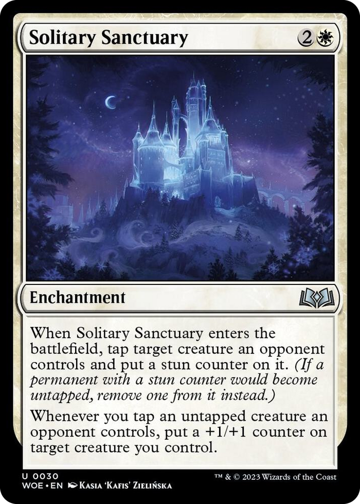 Solitary Sanctuary #30 U - Wilds of Eldraine Pokemon card
