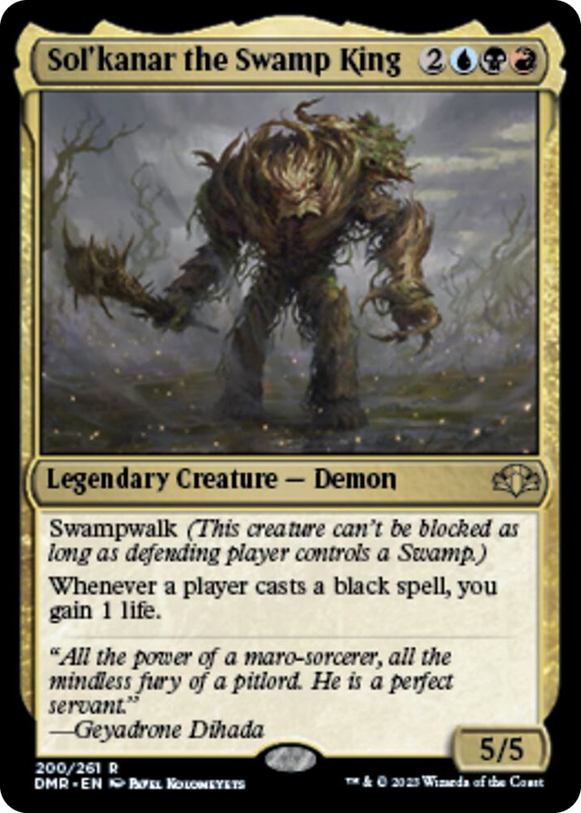 0200 Sol'kanar the Swamp King R Dominaria Remastered
