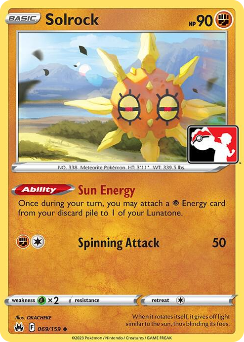 0069 Solrock Uncommon Prize Pack Series Cards
