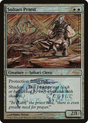 0001 Soltari Priest (Junior Series Europe) P Junior Series Promos