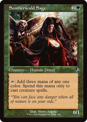 0418 Somberwald Sage (Retro Frame) U Innistrad Remastered