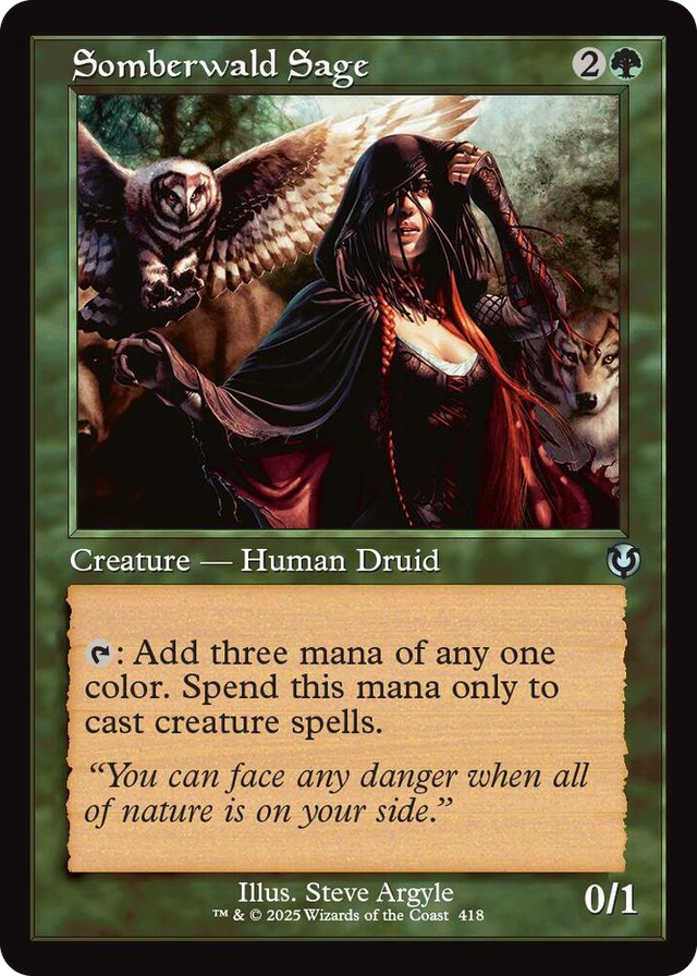 0418 Somberwald Sage (Retro Frame) U Innistrad Remastered