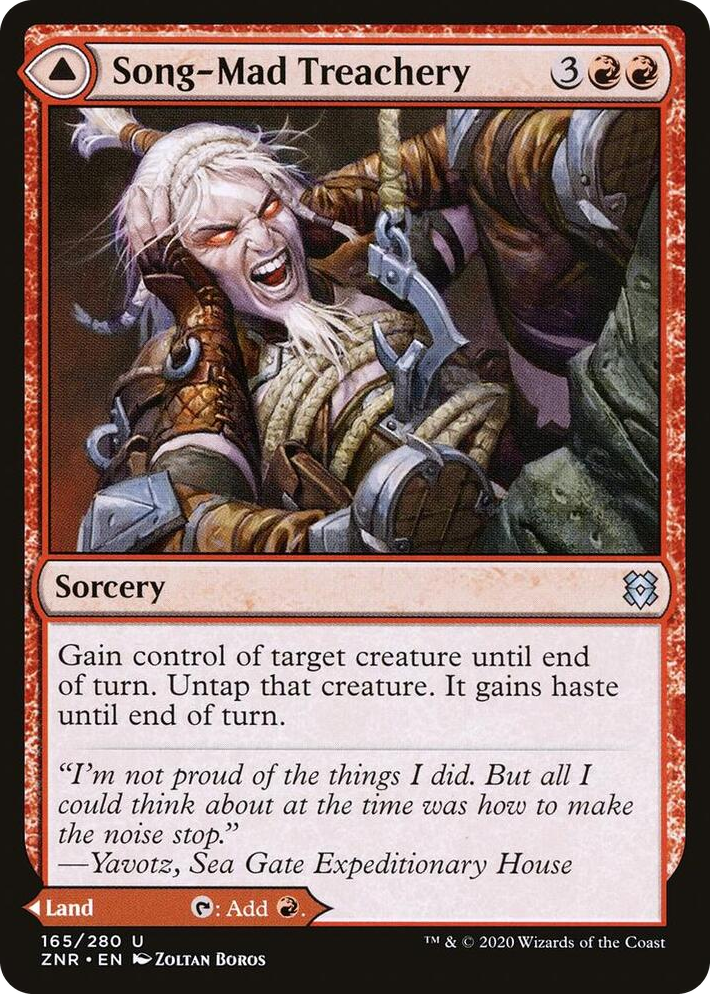 0165 Song-Mad Treachery U Zendikar Rising