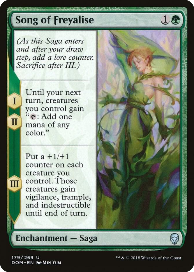 0179 Song of Freyalise U Dominaria