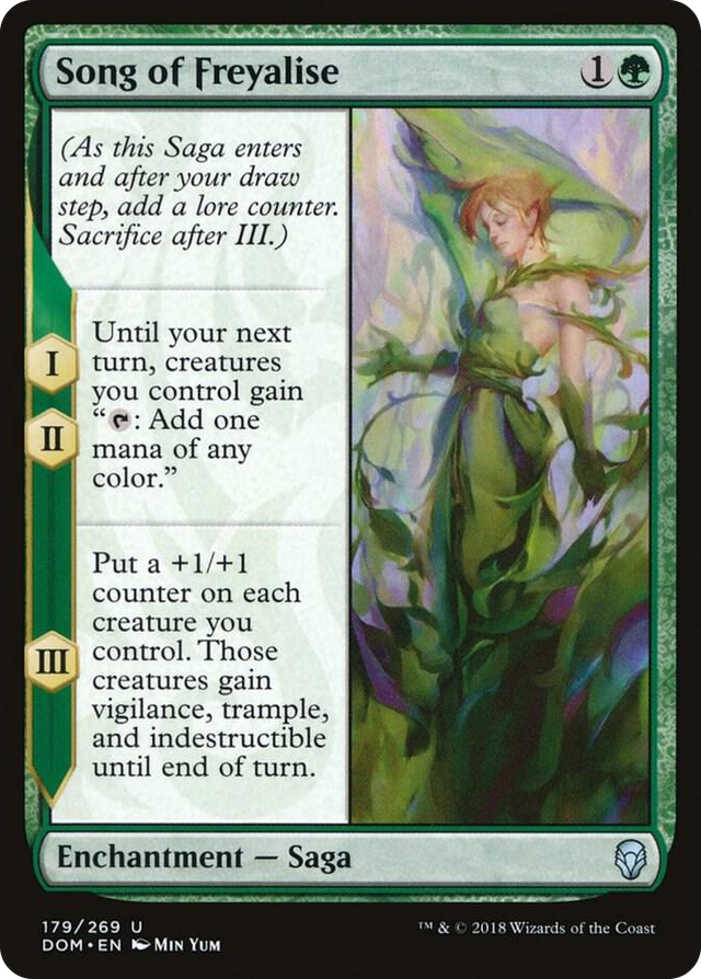 0179 Song of Freyalise U Dominaria
