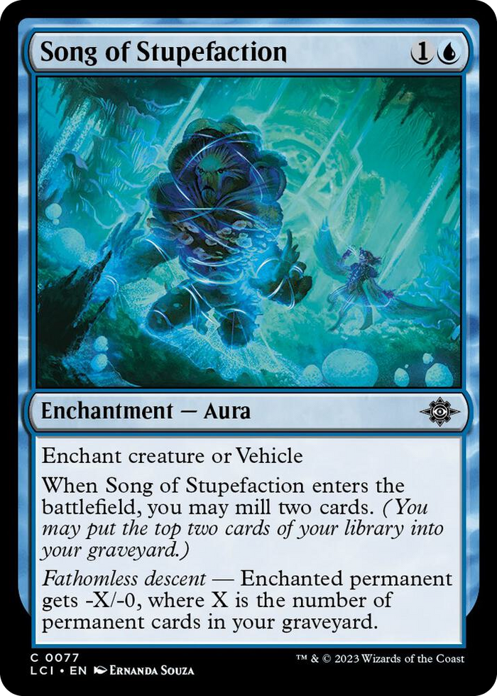 Song of Stupefaction #77 C - The Lost Caverns of Ixalan Pokemon card