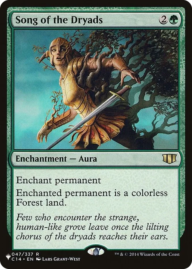 0047 Song of the Dryads R The List Reprints