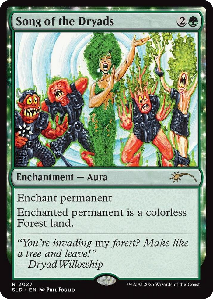 Song of the Dryads (2027) #2027 R - Secret Lair Drop Series Pokemon card