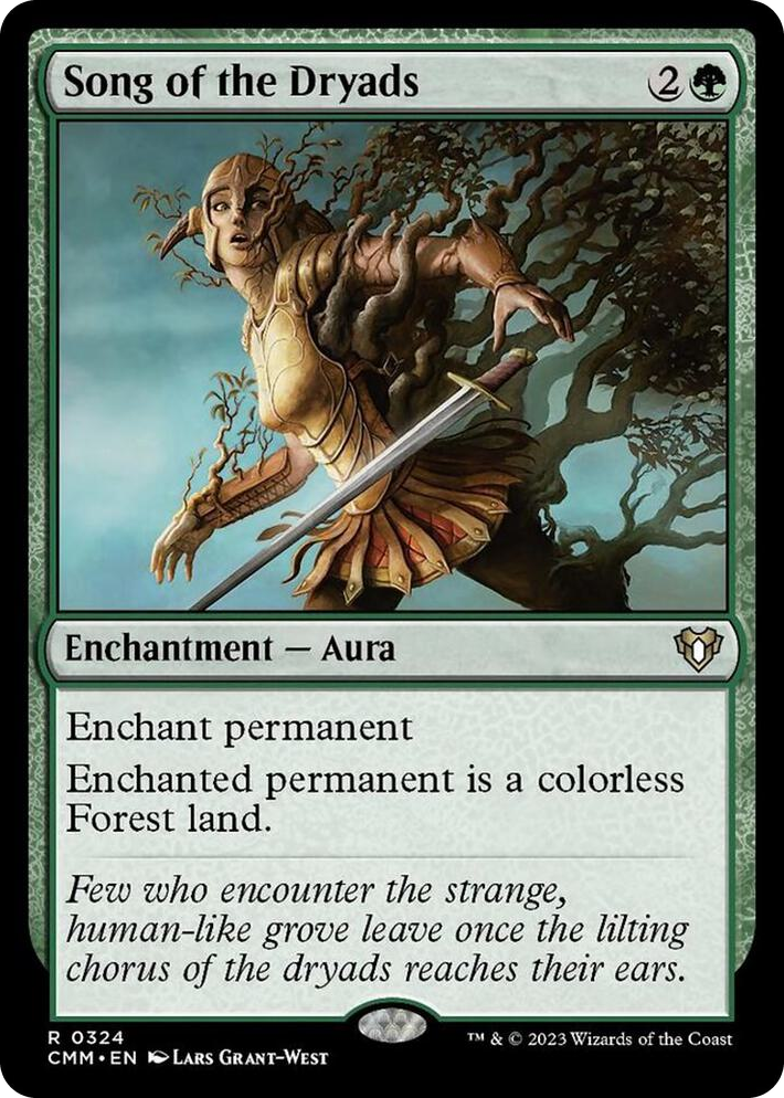 0324 Song of the Dryads R Commander Masters
