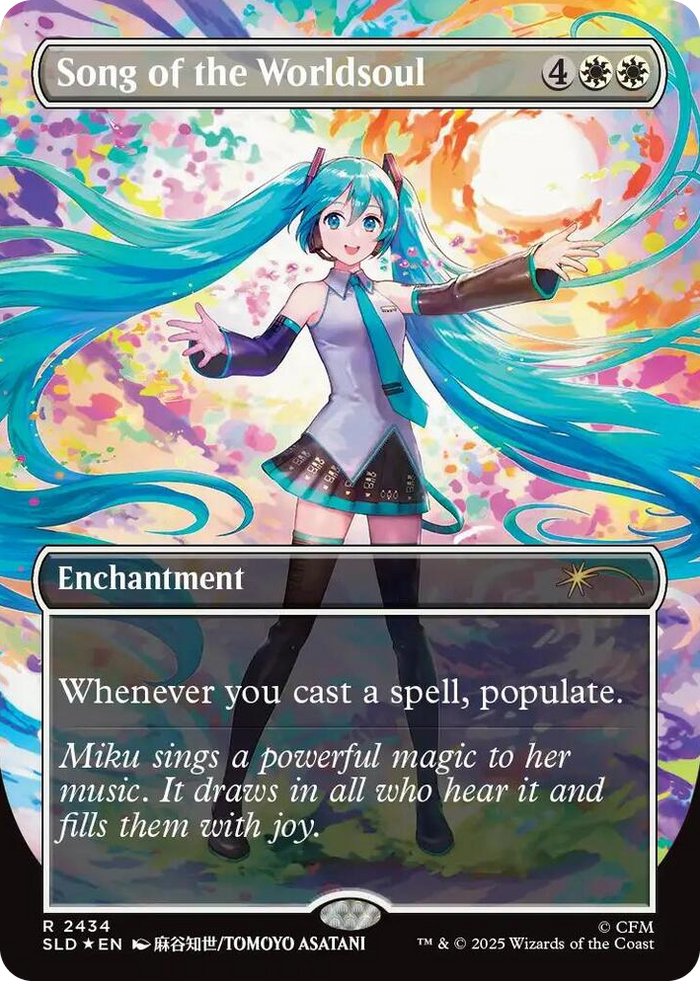 Song of the Worldsoul #2434 R - Secret Lair Drop Series Pokemon card