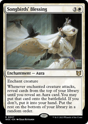 0007 Songbirds' Blessing R Commander: Wilds of Eldraine