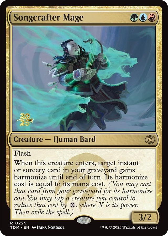 Songcrafter Mage #225 R - Prerelease Cards Pokemon card