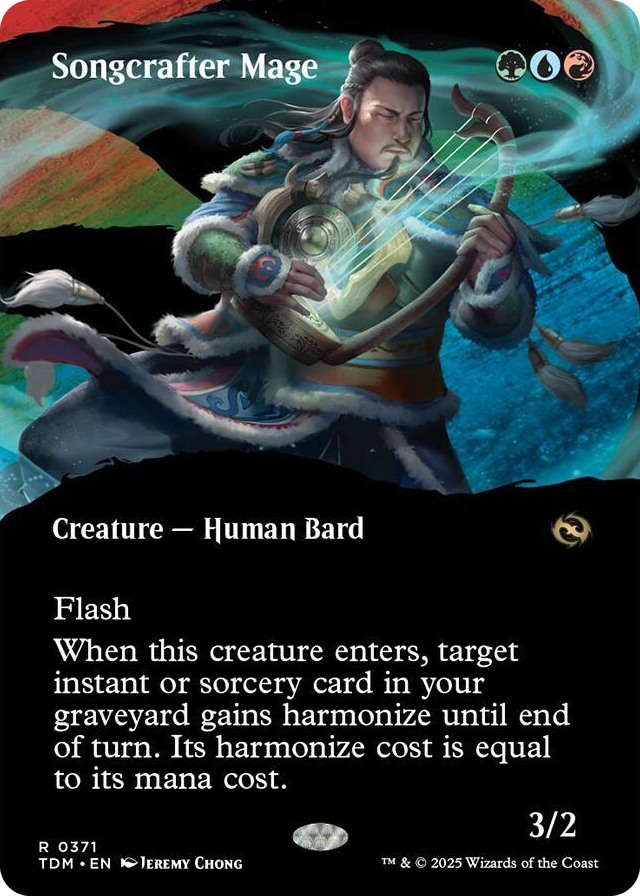 0371 Songcrafter Mage (Borderless) R Dragonstorm