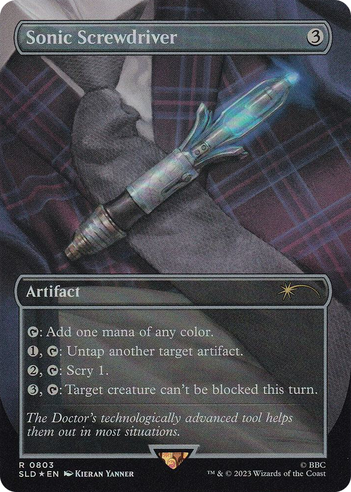 0803 Sonic Screwdriver R Secret Lair Drop Series