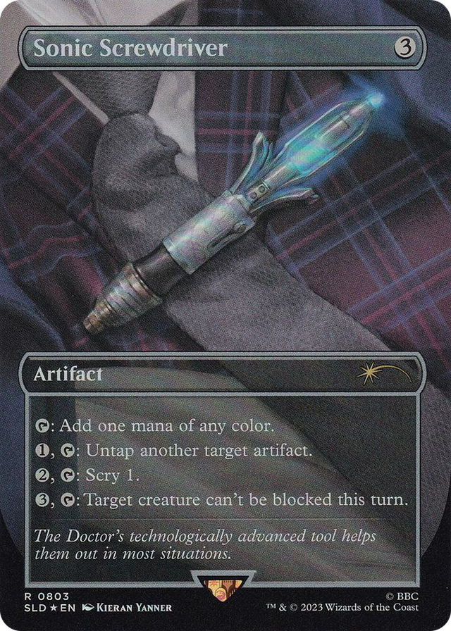 0803 Sonic Screwdriver R Secret Lair Drop Series