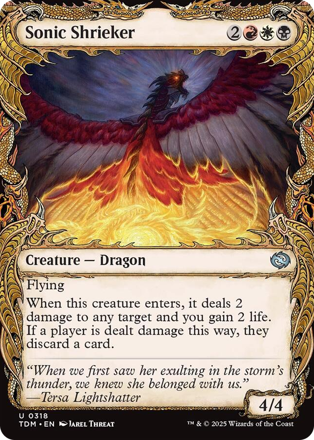 0318 Sonic Shrieker (Showcase) U Dragonstorm
