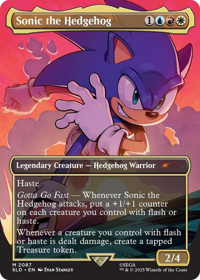 2087 Sonic the Hedgehog M Secret Lair Drop Series