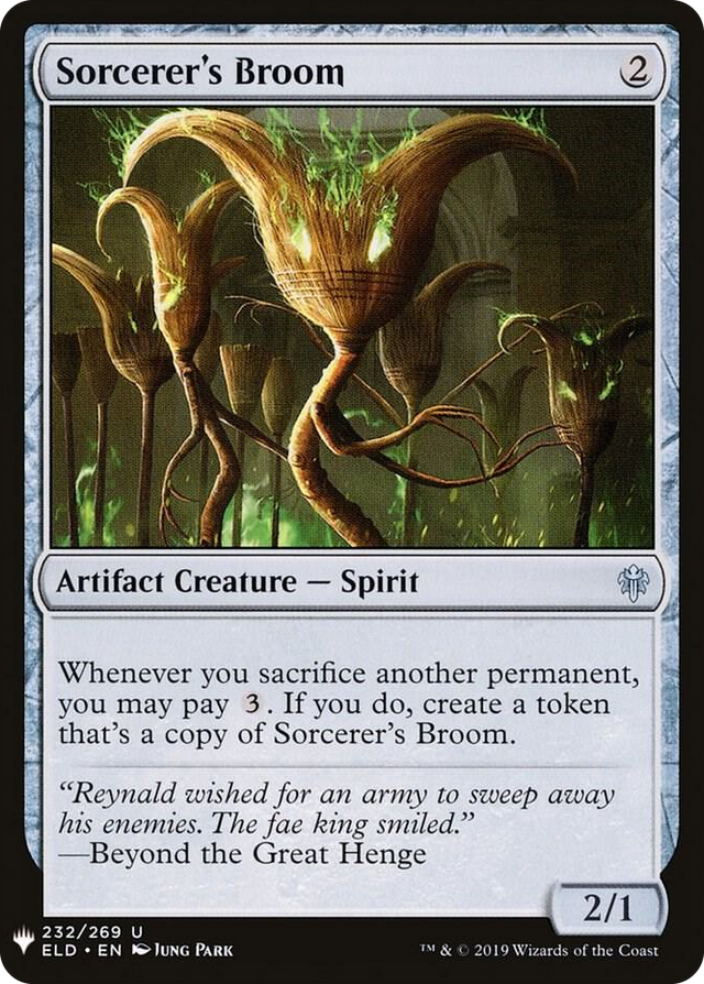 0232 Sorcerer's Broom U The List Reprints