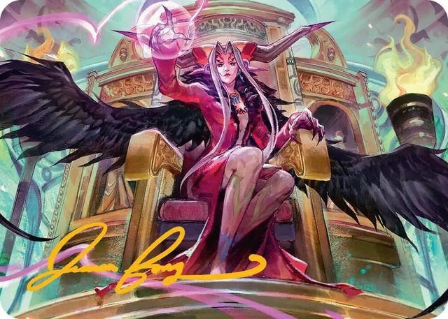 0009 Sorceress's Schemes Art Card (Gold-Stamped Signature) S Art Series: FINAL FANTASY