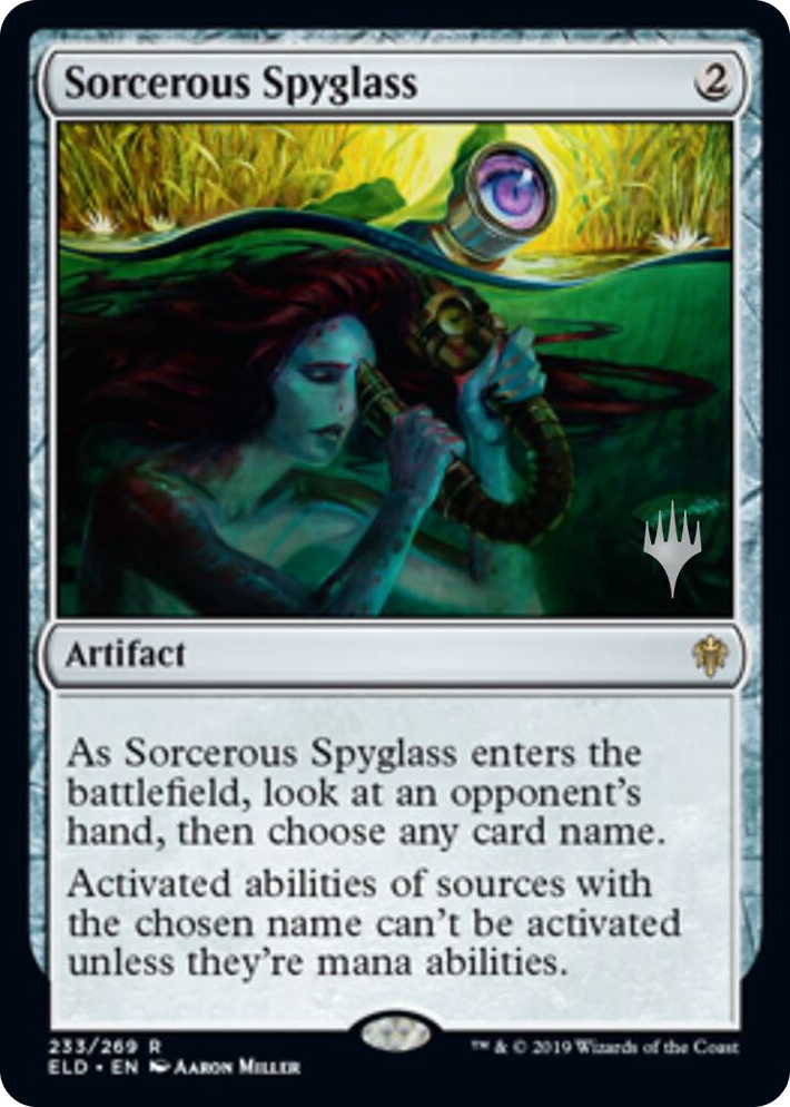 0233 Sorcerous Spyglass R Promo Pack: Throne of Eldraine