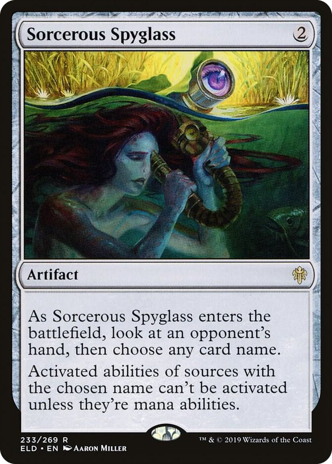 0233 Sorcerous Spyglass R Throne of Eldraine