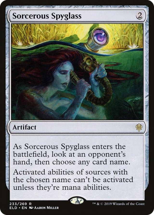 0233 Sorcerous Spyglass R Throne of Eldraine