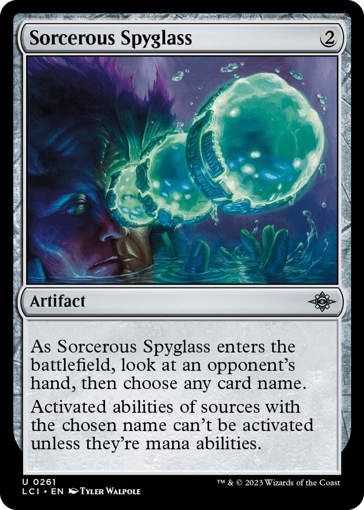 0261 Sorcerous Spyglass U The Lost Caverns of Ixalan