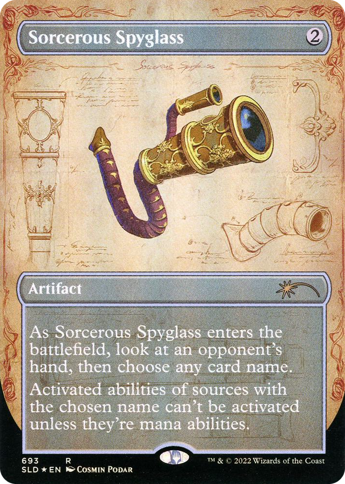 0693 Sorcerous Spyglass (Borderless) R Secret Lair Drop Series