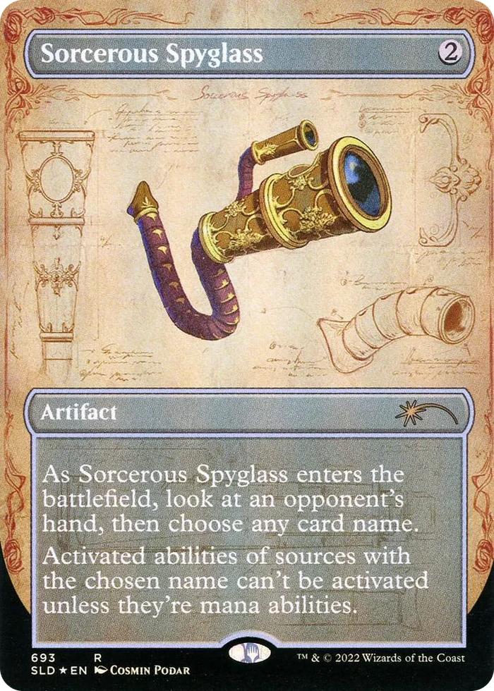 0693 Sorcerous Spyglass (Borderless) R Secret Lair Drop Series