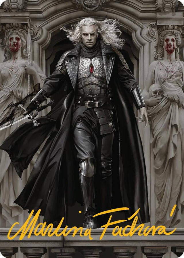 0018 Sorin, Imperious Bloodlord Art Card (Gold-Stamped Signature) S Art Series: Innistrad Remastered