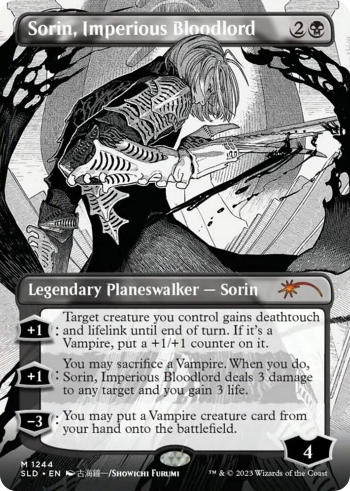1244 Sorin, Imperious Bloodlord (Borderless) M Secret Lair Drop Series
