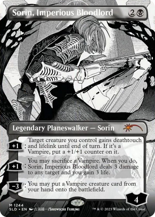 1244 Sorin, Imperious Bloodlord (Borderless) M Secret Lair Drop Series